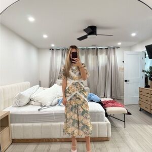 ASOS Floral Midi Dress
